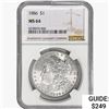 Image 1 : 1886 Morgan Silver Dollar NGC MS64