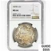 Image 1 : 1878-S Morgan Silver Dollar NGC MS64