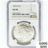 Image 1 : 1923-D Silver Peace Dollar NGC AU58