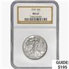 Image 1 : 1935 Walking Liberty Half Dollar NGC MS62