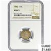 Image 1 : 1882 Seated Liberty Dime NGC MS65
