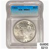 Image 1 : 1922 Silver Peace Dollar ICG MS65