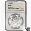 Image 1 : 1882-S Morgan Silver Dollar NGC MS64