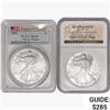 Image 1 : [2] 2001 & 2006 Silver Eagle PCGS/NGC PF/MS69 W/ U