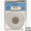 Image 1 : 1873 Nickel Three Cent ANACS MS65 Open 3