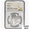 Image 1 : 1882-S Morgan Silver Dollar NGC MS66