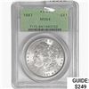 Image 1 : 1887 Morgan Silver Dollar PCGS MS64