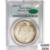 Image 1 : 1878 7TF CAC Morgan Silver Dollar PCGS MS63 REV 78