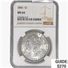 Image 1 : 1883 Morgan Silver Dollar NGC MS64