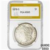 Image 1 : 1878-S Morgan Silver Dollar PGA MS65