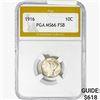 Image 1 : 1916 Mercury Silver Dime PGA MS66 FSB