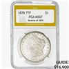Image 1 : 1878 7TF Morgan Silver Dollar PGA MS67 PL