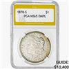 Image 1 : 1878-S Morgan Silver Dollar PGA MS65 DMPL