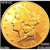Image 1 : 1878-CC $20 Gold Double Eagle CHOICE AU+