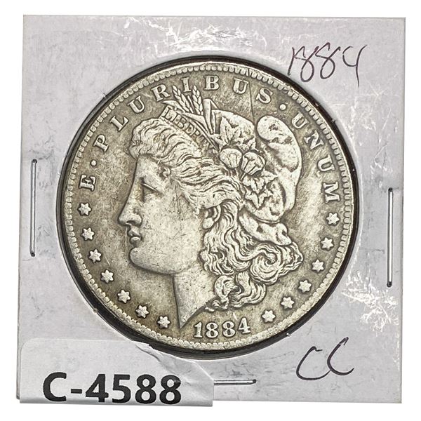 1884-CC Morgan Silver Dollar