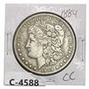 Image 1 : 1884-CC Morgan Silver Dollar