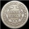 Image 2 : 1838 Seated Liberty Half Dime NICELY CIRCULATED