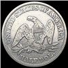 Image 2 : 1858 Seated Liberty Half Dollar CLOSELY UNCIRCULAT