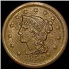 Image 1 : 1850 Braided Hair Large Cent CLOSELY UNCIRCULATED