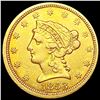Image 1 : 1853 $2.50 Gold Quarter Eagle CLOSELY UNCIRCULATED