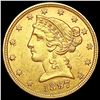 Image 1 : 1897 $5 Gold Half Eagle UNCIRCULATED