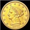 Image 1 : 1878 $2.50 Gold Quarter Eagle CLOSELY UNCIRCULATED