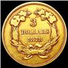 Image 2 : 1878 $3 Gold Piece LIGHTLY CIRCULATED