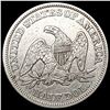 Image 2 : 1858 Seated Liberty Half Dollar CLOSELY UNCIRCULAT