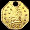 Image 1 : 1872 Octagonal California Gold Quarter HIGH GRADE