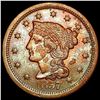 Image 1 : 1857 Lg Date Braided Hair Cent CLOSELY UNCIRCULATE