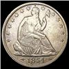 Image 1 : 1854 Arws Seated Liberty Half Dollar CLOSELY UNCIR