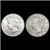 Image 1 : [2] Peace SilveDollars [1925-S, 1934-D] CLOSELY UN