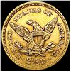 Image 2 : 1853 $2.50 Gold Quarter Eagle CLOSELY UNCIRCULATED