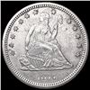 Image 1 : 1877-CC Seated Liberty Quarter CLOSELY UNCIRCULATE