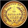 Image 2 : 1853 Rare Gold Dollar UNCIRCULATED