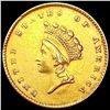 Image 1 : 1854 Rare Gold Dollar CLOSELY UNCIRCULATED
