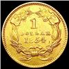 Image 2 : 1854 Rare Gold Dollar CLOSELY UNCIRCULATED