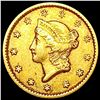 Image 1 : 1849 Rare Gold Dollar CLOSELY UNCIRCULATED