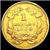 Image 2 : 1854 Rare Gold Dollar CLOSELY UNCIRCULATED