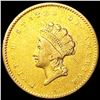 Image 1 : 1854 Rare Gold Dollar NICELY CIRCULATED