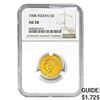 Image 1 : 1908 $5 Gold Half Eagle NGC AU58