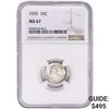 Image 1 : 1935 Mercury Silver Dime NGC MS67