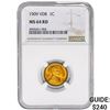 Image 1 : 1909 VDB Wheat Cent NGC MS64 RD