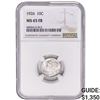 Image 1 : 1926 Mercury Silver Dime NGC MS65 FB