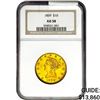 Image 1 : 1859 $10 Gold Eagle NGC AU58