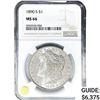 Image 1 : 1890-S Morgan Silver Dollar NGC MS66