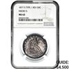 Image 1 : 1877-S Seated Liberty Half Dollar NGC MS62 Ty 1 Micro S REV