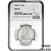 Image 1 : 1841-O Seated Liberty Half Dollar NGC AU55