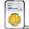 Image 1 : 1924 $20 Gold Double Eagle NGC MS66+