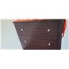 Image 3 : ROSEWOOD COLORED 4 DRAWER DRESSER